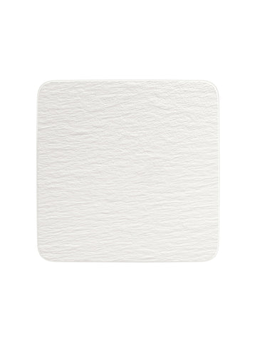 Manufacture Rock Blanc Buffet Plate Square