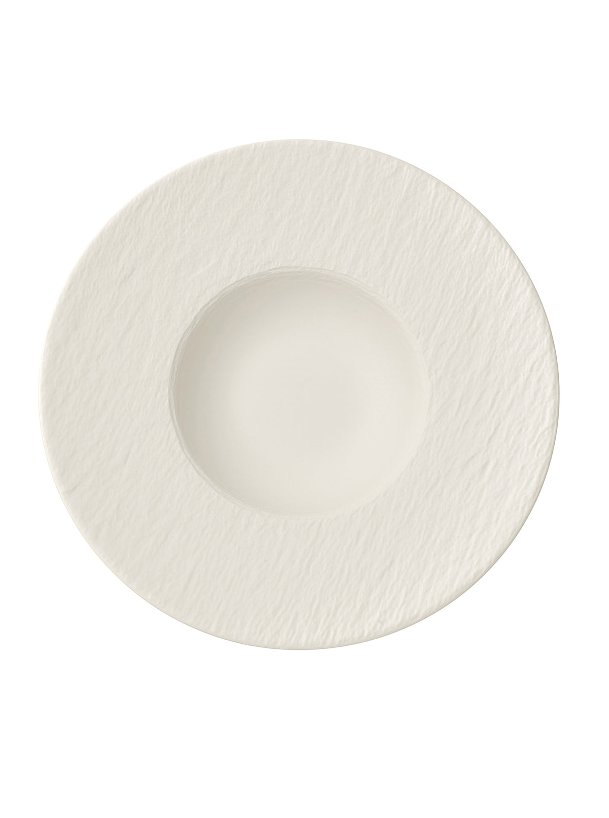 Manufacture Rock Blanc Pasta Plate