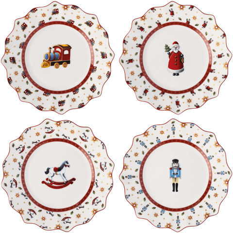 Toy's Delight Aniversari Plate set 4