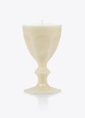 HARC-BOUGIE VERRE 20CM IVOIRE