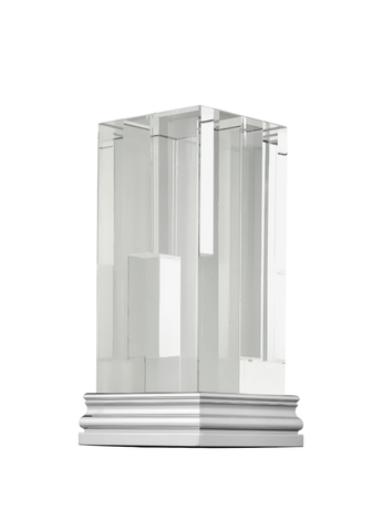 Florero Cromo Perspectives Vase