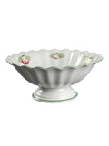 French Garden Fleurence Footed Fruit Bowl 12