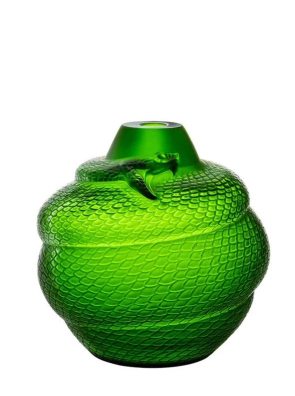 SERPENT VASE AMAZON GREEN