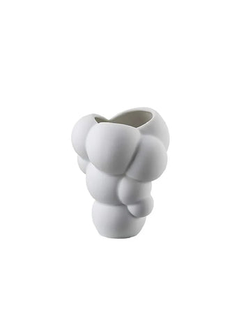 Jarrón Skum Blanco Mate 10 cm