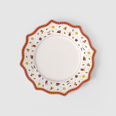 Toys Delight Dinner Plate white