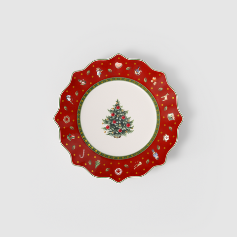 Toys Delight salad Plate Red