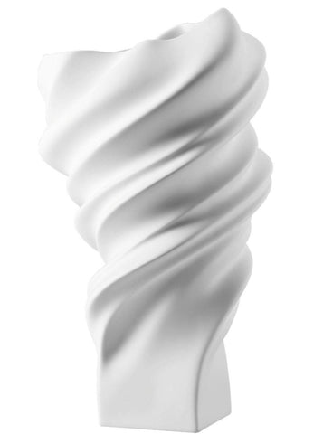Jarrón blanco mate Squall 32cm
