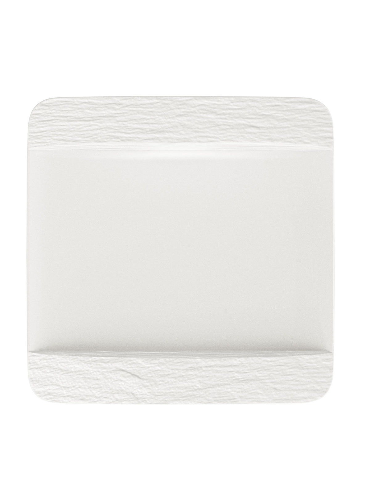 Manufacture Rock Blanc Dinner Plate Square