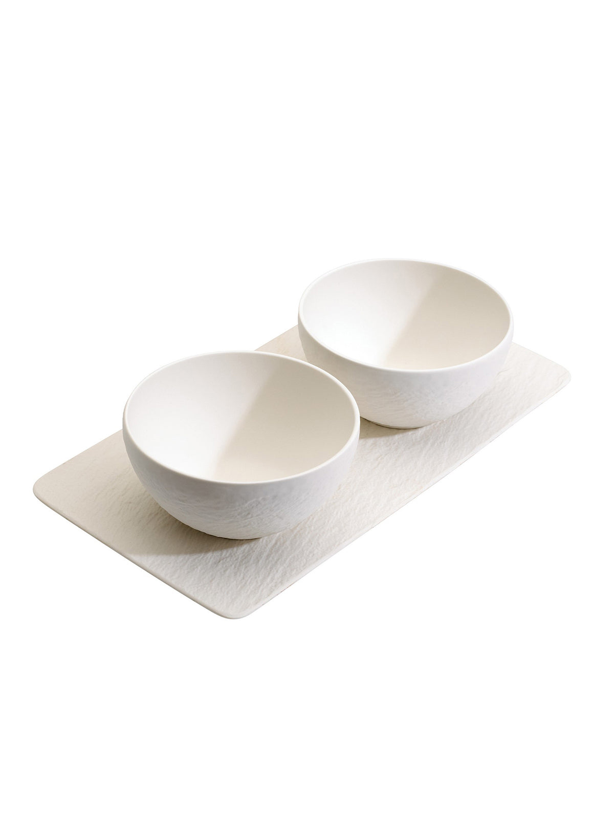 Manufacture Rock Blanc 3 Piece Condiment Set