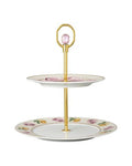 Rosenthal Swarovski IDYLLIA Marshmallow Etagère 2 Pisos