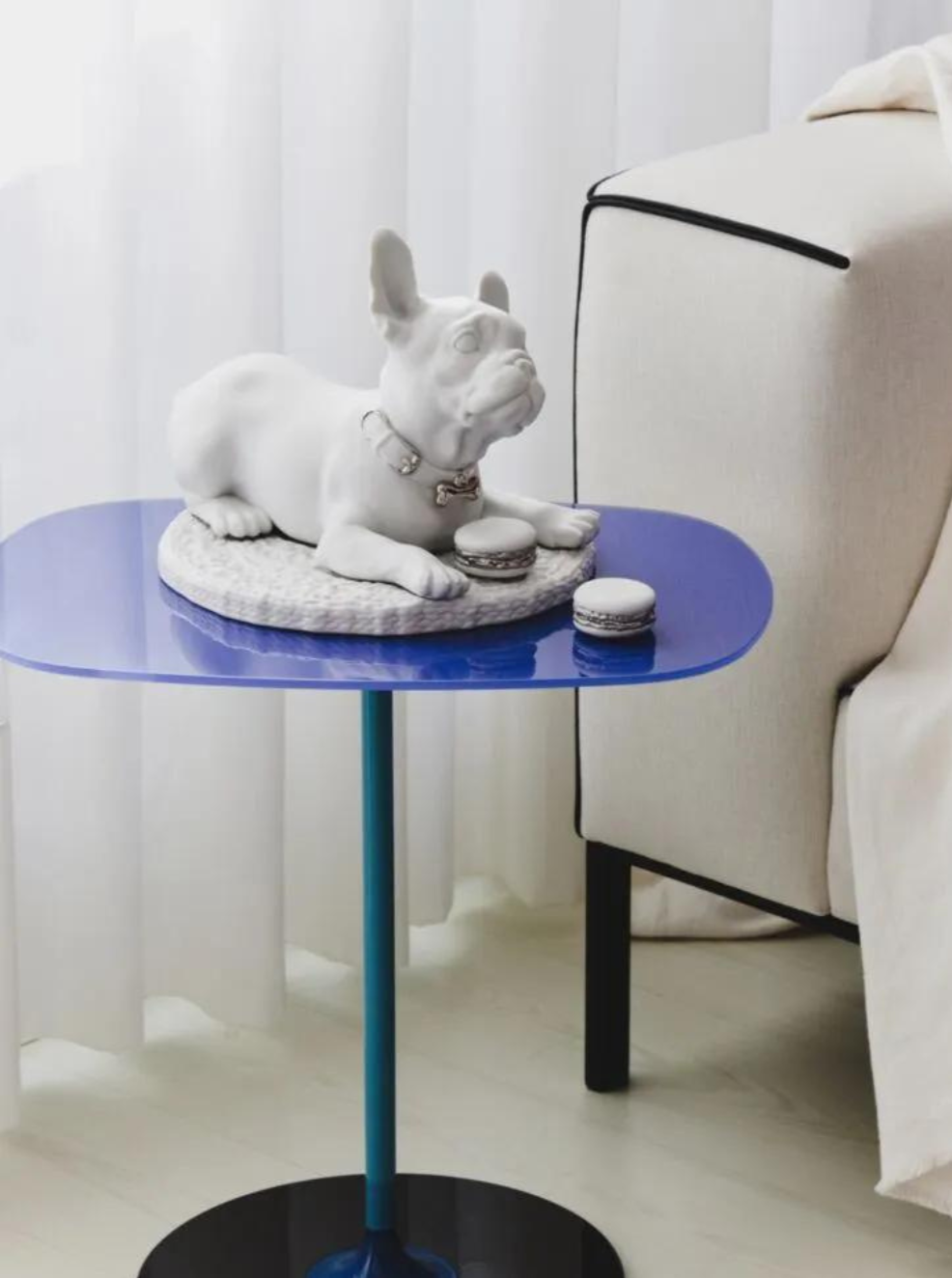 Bulldog frances con macarons (RE-DECO)