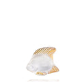 Fish Figure Clear and Gold Stamp