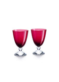 Set Vega Glass Red