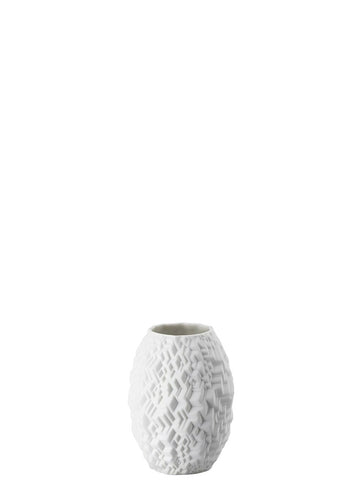 Phi City White Matt Vase 10 cm