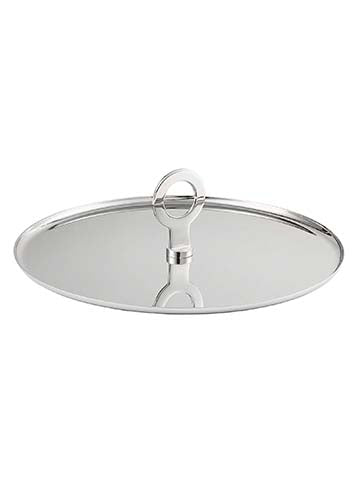 Large Round Steel Serving Plate, OH