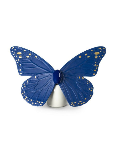 Mariposa Azul Oro
