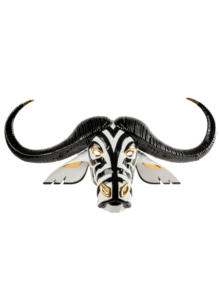 Máscara de Búfalo (negro-oro)