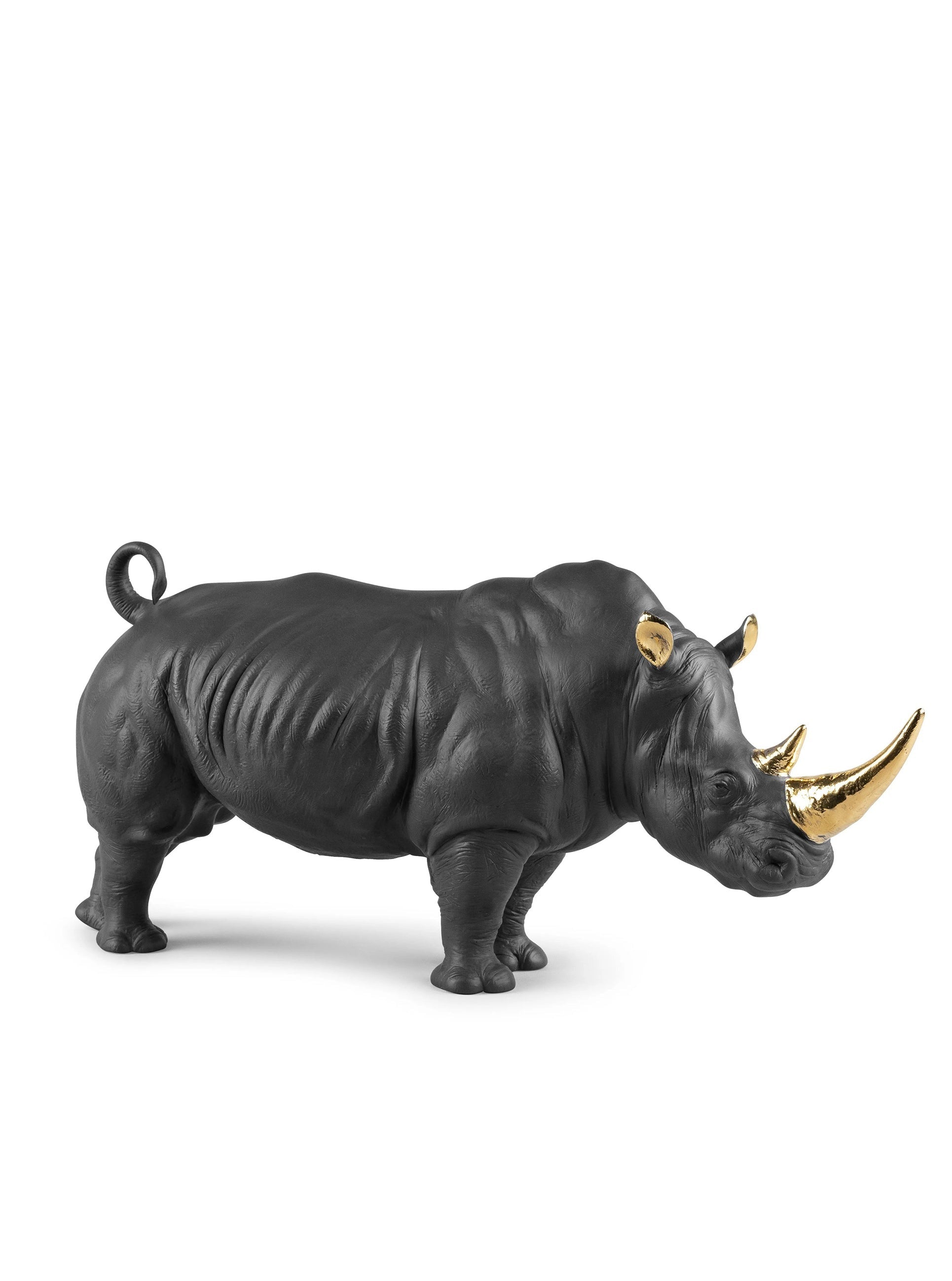 Rinoceronte (negro-dorado)
